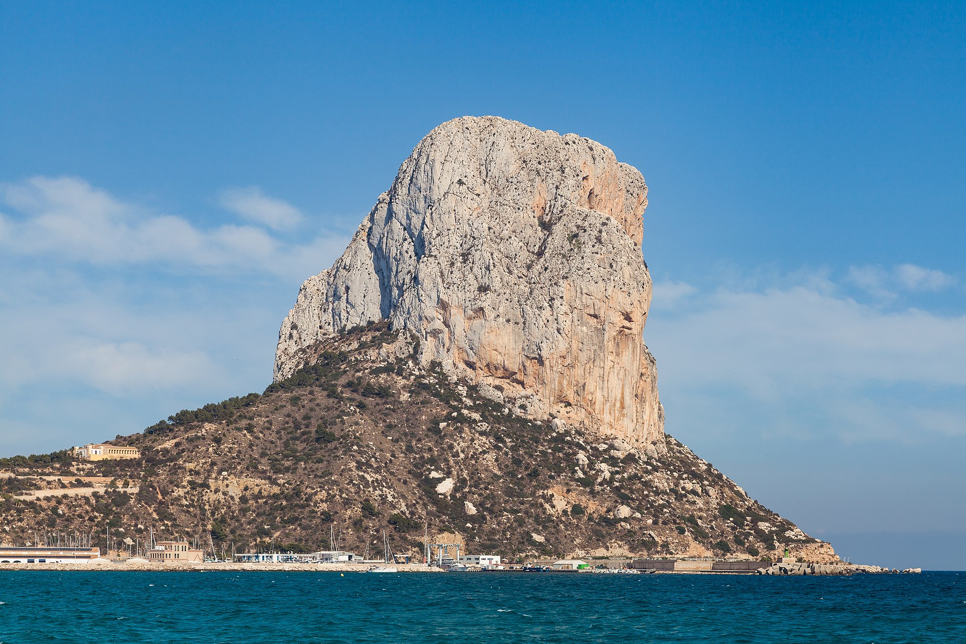 Peñón de Ifach desde el mar